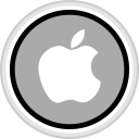پیش‌نمایش فایل apple-611 از پک رنگ گرد رسانه اجتماعی