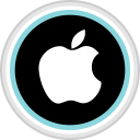 پیش‌نمایش فایل apple-613 از پک رنگ گرد رسانه اجتماعی