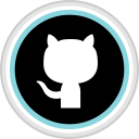 پیش‌نمایش فایل github-89 از پک رنگ گرد رسانه اجتماعی