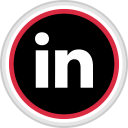 پیش‌نمایش فایل linkedin-109 از پک رنگ گرد رسانه اجتماعی