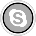 پیش‌نمایش فایل skype-123 از پک رنگ گرد رسانه اجتماعی