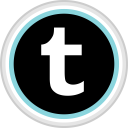 پیش‌نمایش فایل tumblr-107 از پک رنگ گرد رسانه اجتماعی