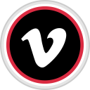 پیش‌نمایش فایل vimeo-107 از پک رنگ گرد رسانه اجتماعی