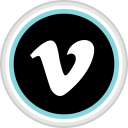 پیش‌نمایش فایل vimeo-108 از پک رنگ گرد رسانه اجتماعی