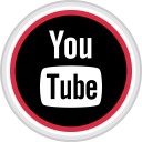 پیش‌نمایش فایل youtube-160 از پک رنگ گرد رسانه اجتماعی