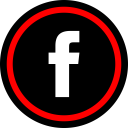 پیش‌نمایش فایل facebook-163 از پک مسطح قرمز رسانه اجتماعی