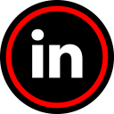 پیش‌نمایش فایل linkedin-113 از پک مسطح قرمز رسانه اجتماعی
