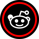 پیش‌نمایش فایل reddit-106 از پک مسطح قرمز رسانه اجتماعی
