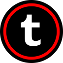 پیش‌نمایش فایل tumblr-108 از پک مسطح قرمز رسانه اجتماعی