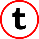 پیش‌نمایش فایل tumblr-109 از پک مسطح قرمز رسانه اجتماعی