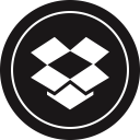 پیش‌نمایش فایل dropbox-106 از پک گلیف گرد رسانه اجتماعی