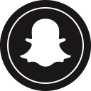 پیش‌نمایش فایل snapchat-100 از پک گلیف گرد رسانه اجتماعی
