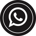 پیش‌نمایش فایل whatsapp-106 از پک گلیف گرد رسانه اجتماعی