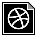 پیش‌نمایش فایل dribbble-121 از پک مربعی پر شده رسانه اجتماعی