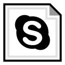 پیش‌نمایش فایل skype-135 از پک مربعی پر شده رسانه اجتماعی