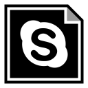 پیش‌نمایش فایل skype-136 از پک مربعی پر شده رسانه اجتماعی