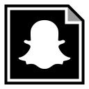 پیش‌نمایش فایل snapchat-102 از پک مربعی پر شده رسانه اجتماعی
