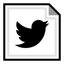 پیش‌نمایش فایل twitter-152 از پک مربعی پر شده رسانه اجتماعی