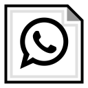 پیش‌نمایش فایل whatsapp-107 از پک مربعی پر شده رسانه اجتماعی