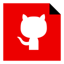 پیش‌نمایش فایل github-100 از پک شبکه های اجتماعی فلت