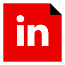 پیش‌نمایش فایل linkedin-123 از پک شبکه های اجتماعی فلت