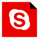 پیش‌نمایش فایل skype-137 از پک شبکه های اجتماعی فلت