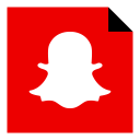 پیش‌نمایش فایل snapchat-103 از پک شبکه های اجتماعی فلت