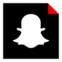 پیش‌نمایش فایل snapchat-104 از پک شبکه های اجتماعی فلت