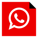 پیش‌نمایش فایل whatsapp-110 از پک شبکه های اجتماعی فلت