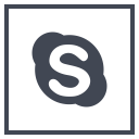 پیش‌نمایش فایل skype-139 از پک مربعی رسانه اجتماعی