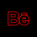 پیش‌نمایش فایل behance-144 از پک مربعی سیاه رسانه اجتماعی