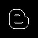 پیش‌نمایش فایل blogger-110 از پک مربعی سیاه رسانه اجتماعی