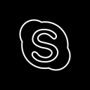پیش‌نمایش فایل skype-141 از پک مربعی سیاه رسانه اجتماعی