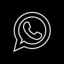 پیش‌نمایش فایل whatsapp-112 از پک مربعی سیاه رسانه اجتماعی