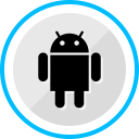 پیش‌نمایش فایل android-158 از پک دایره آبی شبکه های اجتماعی