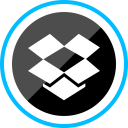پیش‌نمایش فایل dropbox-116 از پک دایره آبی شبکه های اجتماعی