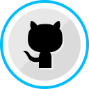 پیش‌نمایش فایل github-109 از پک دایره آبی شبکه های اجتماعی
