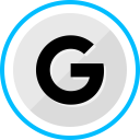 پیش‌نمایش فایل google-382 از پک دایره آبی شبکه های اجتماعی