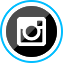 پیش‌نمایش فایل instagram-156 از پک دایره آبی شبکه های اجتماعی