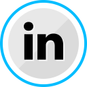 پیش‌نمایش فایل linkedin-132 از پک دایره آبی شبکه های اجتماعی