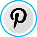 پیش‌نمایش فایل pinterest-137 از پک دایره آبی شبکه های اجتماعی