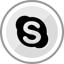پیش‌نمایش فایل skype-145 از پک دایره آبی شبکه های اجتماعی