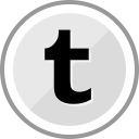 پیش‌نمایش فایل tumblr-128 از پک دایره آبی شبکه های اجتماعی