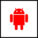 پیش‌نمایش فایل android-160 از پک مربعی مسطح رسانه اجتماعی