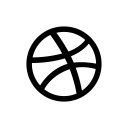 پیش‌نمایش فایل dribbble-133 از پک مربعی مسطح رسانه اجتماعی