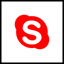 پیش‌نمایش فایل skype-147 از پک مربعی مسطح رسانه اجتماعی
