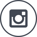 پیش‌نمایش فایل instagram-160 از پک توپر گرد رسانه اجتماعی