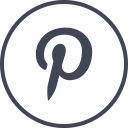 پیش‌نمایش فایل pinterest-140 از پک توپر گرد رسانه اجتماعی