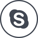 پیش‌نمایش فایل skype-149 از پک توپر گرد رسانه اجتماعی