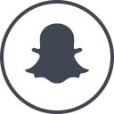 پیش‌نمایش فایل snapchat-115 از پک توپر گرد رسانه اجتماعی
